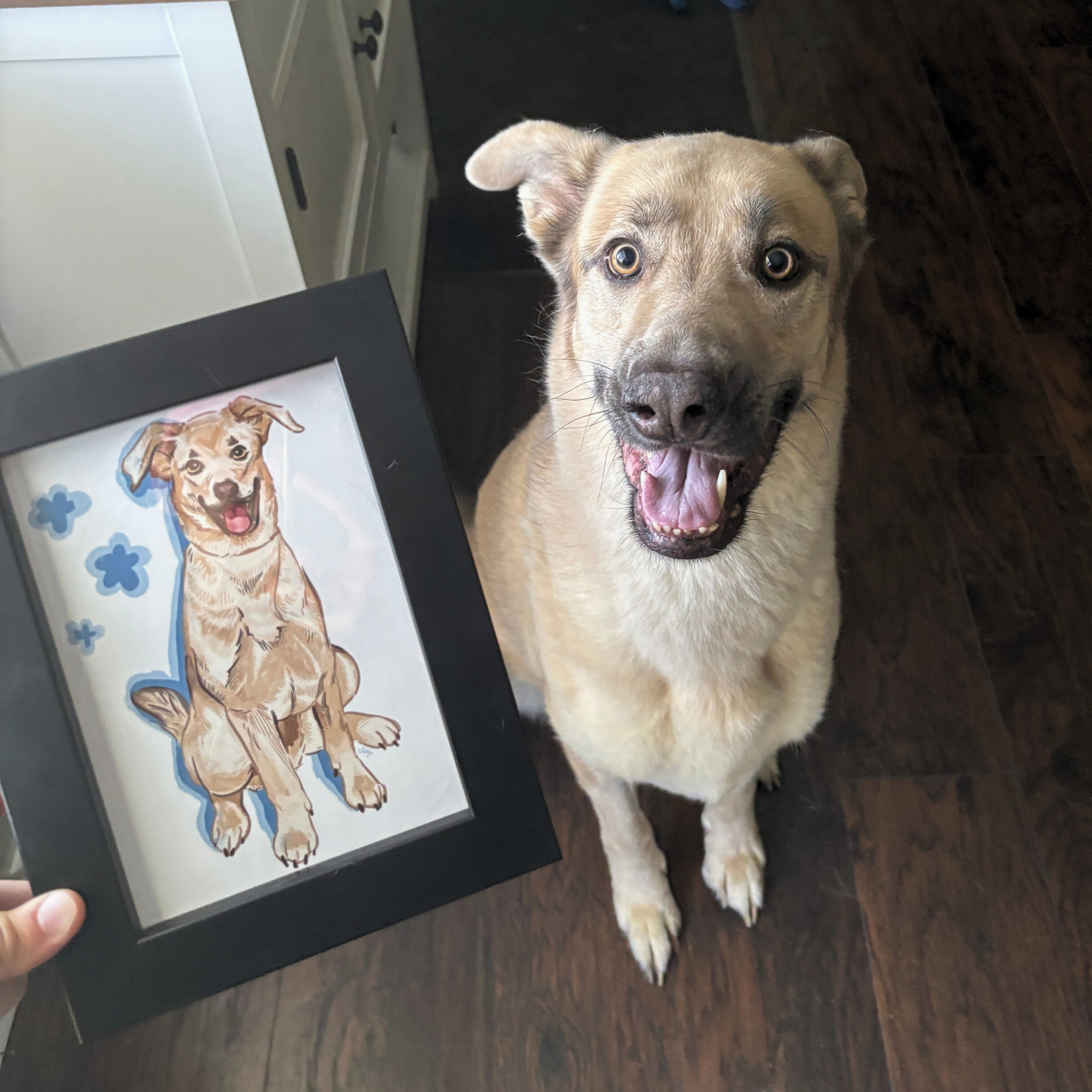 Custom Pet Portrait (Physical Print)