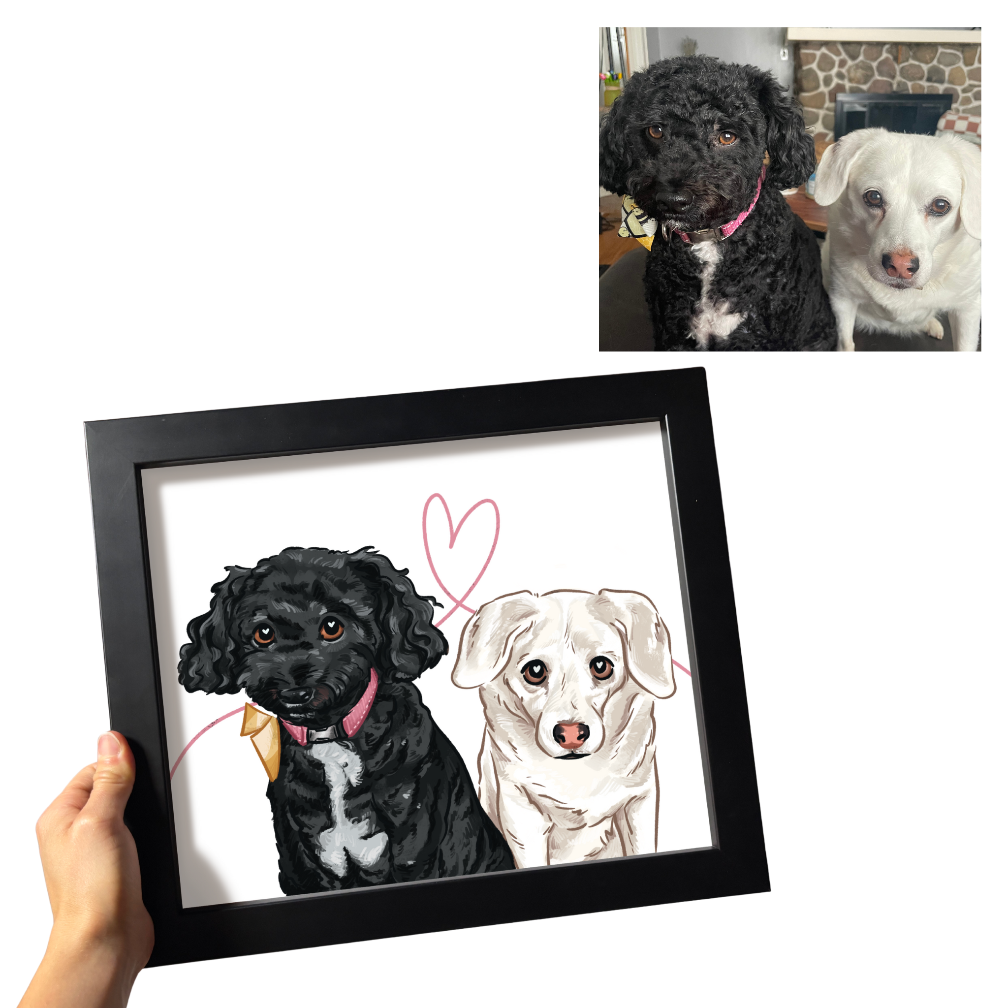 Custom Pet Portrait (Physical Print)