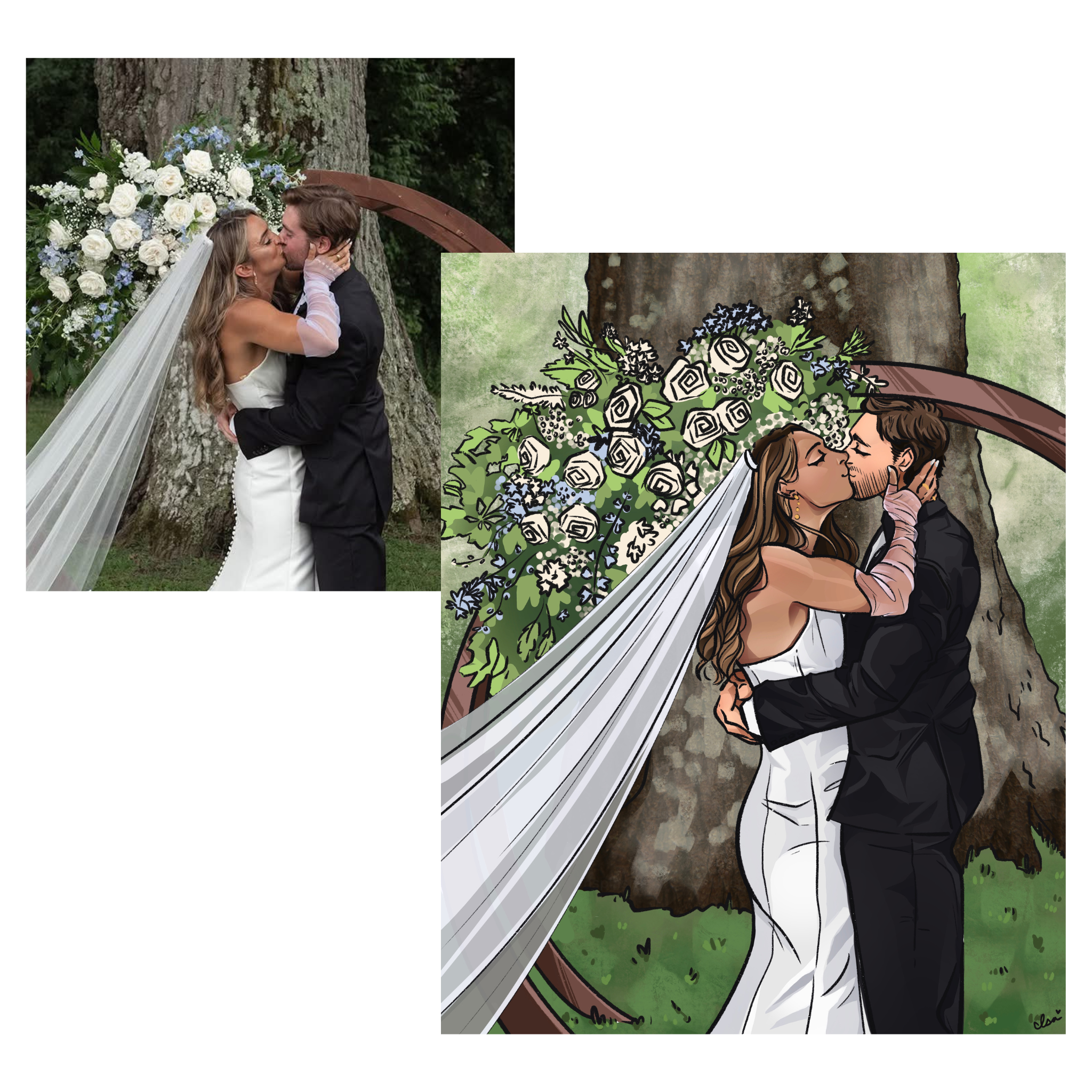 Custom Couple Portrait (Digital File)