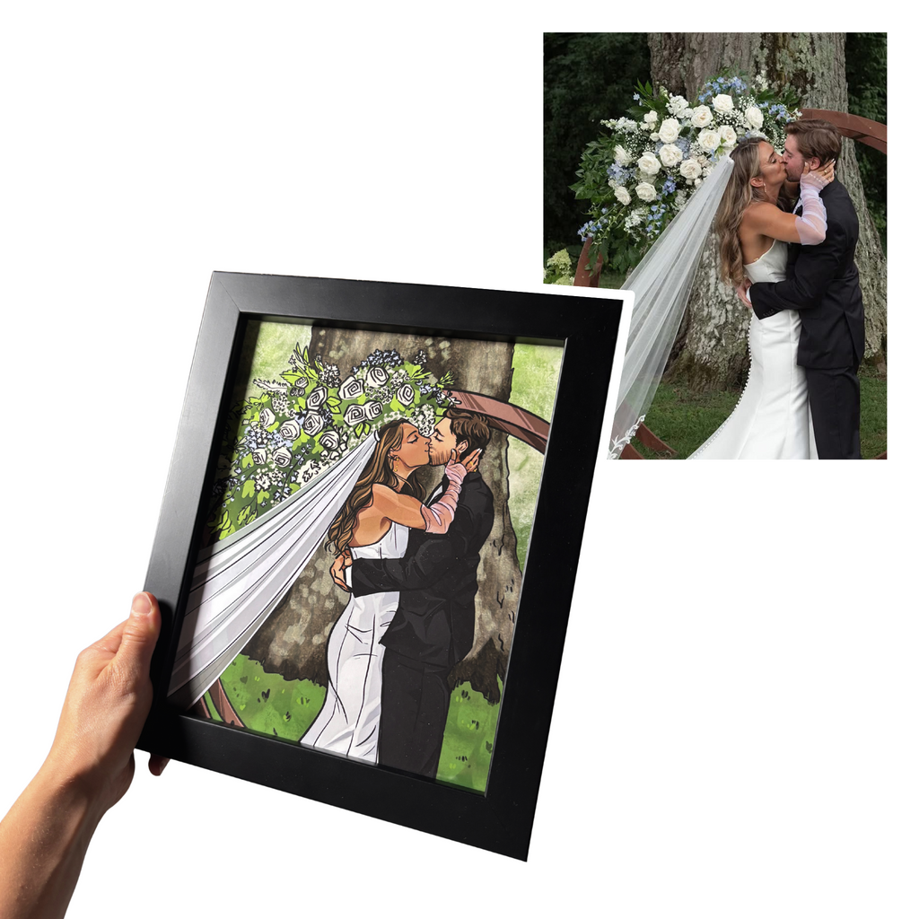 Custom Couple Portrait (Physical Print)